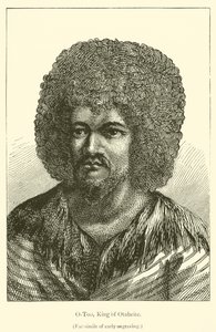 O-Too, King of Otaheite (engraving) بواسطة المدرسة الفرنسية