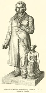 Ohmacht ou Omacht, de Strasbourg, mort en 1834 (engraving) بواسطة المدرسة الفرنسية