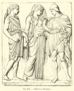 Orphee et Eurydice (نقش) بواسطة المدرسة الفرنسية