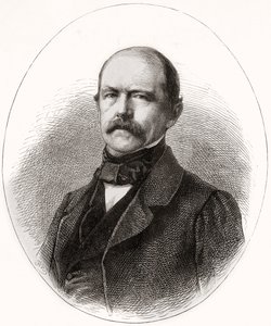 أوتو إدوارد ليوبولد ، أمير بسمارك ، دوق لاوينبورغ ، من LUnivers Illustré ، 1866 بواسطة المدرسة الفرنسية