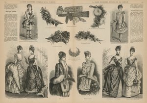 Page from La Mode Illustree بواسطة المدرسة الفرنسية