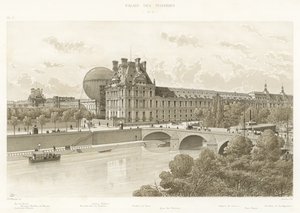 قصر التويلري ، 1879 بواسطة المدرسة الفرنسية