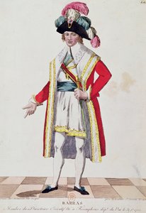 بول فرانسوا جان نيكولاس (1755-1829) فيكونت باراس (نقش ملون) بواسطة المدرسة الفرنسية
