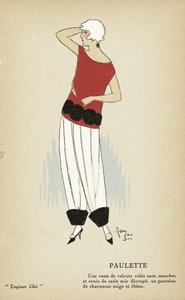 بوليت من "توجور شيك"، طبعة 1921-1922 (طبعة استنسل) بواسطة المدرسة الفرنسية