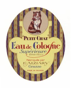 Petit Chat Label، Eau de Cologne بواسطة المدرسة الفرنسية