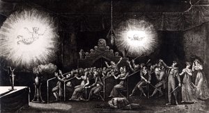 Phantasmagoria ، من الذكريات العلمية والقصص الترفيهية التي كتبها إتيان جاسبارد روبرتسون (1763-1837) ، باريس ، 1831 بواسطة المدرسة الفرنسية