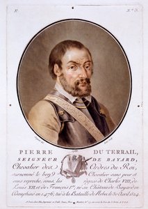 بيير دو تيريل ، Seigneur de Bayard ، من صور الرجال العظماء والنساء اللامعين والمواضيع التي لا تنسى في فرنسا ، تم نشره 1787-92 بواسطة المدرسة الفرنسية