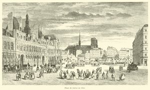 مكان دي جريف في عام 1855 بواسطة المدرسة الفرنسية