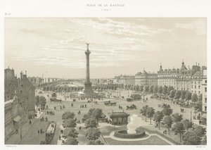 ساحة الباستيل ، 1878 بواسطة المدرسة الفرنسية