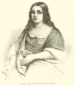 Pocahontas (engraving) بواسطة المدرسة الفرنسية