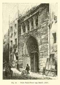 بورت سانت بيير أو بوفس ، 1830 بواسطة المدرسة الفرنسية