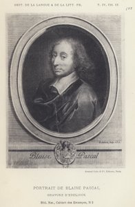 Portrait De Blaise Pascal (litho) بواسطة المدرسة الفرنسية