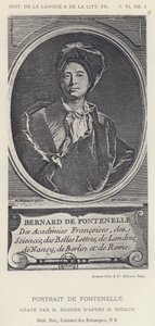 Portrait De Fontenelle (litho) بواسطة المدرسة الفرنسية