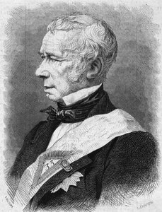 صورة جان بونس غيوم فينيه (1777-1868) ، سياسي وشاعر وكاتب مسرحي فرنسي ، عضو الأكاديمية الفرنسية. نقش في "Le Monde Illustre" رقم 586 بتاريخ 4 يوليو 1868. بواسطة المدرسة الفرنسية