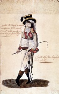 صورة كاملة الطول لفرانسوا أثاناسي (فرانسوا أثناسي) بواسطة Charette de la Contrie (1763-1796) ، الزعيم الملكي لـ Vendée - Musée Dobrée ، نانت بواسطة المدرسة الفرنسية