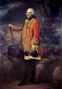 صورة في القدم تشارلز دي روهان ، أمير سوبيز ، مارشال فرنسا (1715-1787) لوحة للمدرسة الفرنسية. القرن الثامن عشر. 2،19x1،42 م بواسطة المدرسة الفرنسية