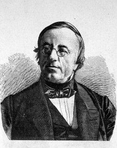 صورة للفيزيائي السويسري A. de la Rive (1801-1873) - في "" Album de la Science؛ علماء لامعون الاكتشافات العظيمة "" "1896. بواسطة المدرسة الفرنسية
