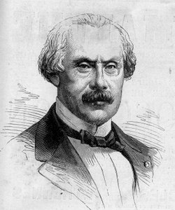 صورة لأدولف دي إنري (دينيري) (1811-1899) ، كاتب مسرحي فرنسي. نقش في "" Le Monde Illustré "" رقم 1236 بتاريخ 4 ديسمبر 1880. بواسطة المدرسة الفرنسية