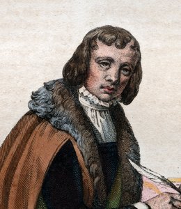صورة ألان شارتييه (1385-1430) ، شاعر فرنسي وكاتب سياسي. بواسطة المدرسة الفرنسية