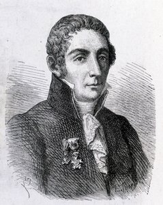 صورة لأليساندرو (ألكسندر) فولتا (1745 - 1827) - في ألبوم العلوم ؛ علماء لامعون الاكتشافات العظيمة "" "1896. بواسطة المدرسة الفرنسية