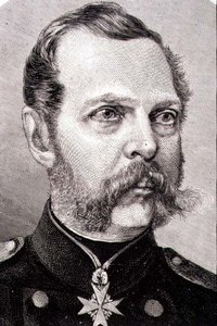 صورة ألكسندر الثاني (1818-1881) إمبراطور روسيا من عام 1855 (نقش) بواسطة المدرسة الفرنسية