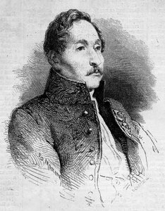 صورة ألكسندر دينيس أبيل دي بوجول (1787-1861) ، رسام فرنسي. نقش في "" Le Monde Illustré "" رقم 235 بتاريخ 12 أكتوبر 1861. بواسطة المدرسة الفرنسية