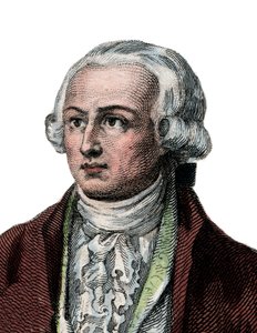 صورة أنطوان لوران دي لافوازييه (1743-1794) ، الكيميائي الفرنسي. بواسطة المدرسة الفرنسية