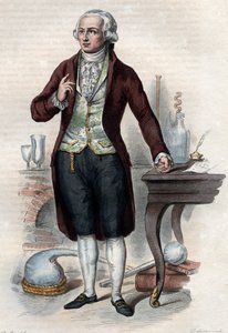 صورة أنطوان لوران دي لافوازييه (1743-1794) ، الكيميائي الفرنسي. بواسطة المدرسة الفرنسية