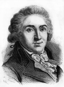 صورة لأرماند جينسون (1758 - 1793) مندوب الاتفاقية. نقش من نهاية القرن التاسع عشر. بواسطة المدرسة الفرنسية