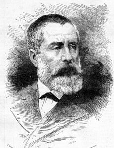 صورة لأوغست إيمانويل فوكوربيل (1821-1884) ، الملحن الفرنسي ومدير أوبرا باريس. نقش في "" Le Monde Illustré "" رقم 1165 بتاريخ 26 يوليو 1879. بواسطة المدرسة الفرنسية