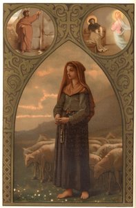 صورة برناديت سوبيروس (1844-1879) ، بيرجير في لورد ، هاوتس بيرينيه (65) بواسطة المدرسة الفرنسية