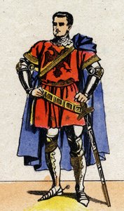 صورة لبرتراند دو جوسكلين (Duguesclin) (1320-1380) شرطي من فرنسا. بواسطة المدرسة الفرنسية