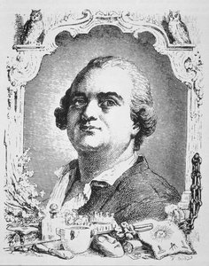 صورة لكاليوسترو (1743-1795) نسخة من رسم توضيحي من Histoire de la Magie بواسطة Paul Christian ، تم استخدامه في تاريخ السحر ، نُشر في أواخر القرن التاسع عشر بواسطة المدرسة الفرنسية