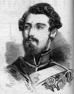 صورة لتشارلز (كارل) الخامس عشر (1826-1872) ، ملك السويد والنرويج. نقش في "" Le Monde Illustrous "" رقم 119 بتاريخ 23 يوليو 1859. بواسطة المدرسة الفرنسية
