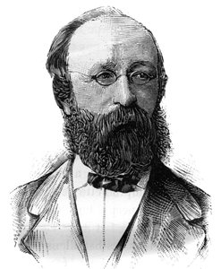 صورة تشارلز ديمول (1828-1908) ، سياسي فرنسي. نقش في "" Le Monde Illustré "" ، 16 يناير بواسطة المدرسة الفرنسية