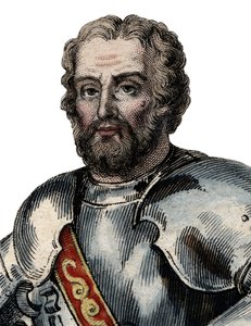 صورة شيفالييه دي بايارد (1476-1524) ، جندي فرنسي. بواسطة المدرسة الفرنسية