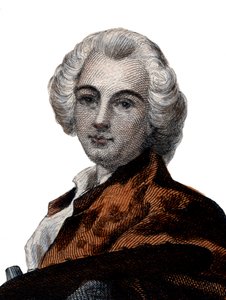 صورة لكلود جوزيف فيرنيه (1714-1789) ، رسام فرنسي. بواسطة المدرسة الفرنسية