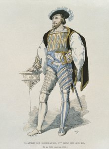 صورة كلود لورين (1496-1550) دوق جيز بواسطة المدرسة الفرنسية