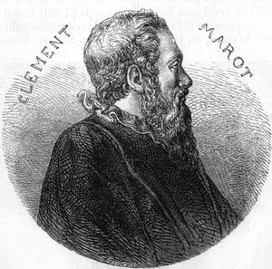 صورة لكليمان دي ماريه ديت مارو (1496-1544) ، شاعر. في "" التاريخ الشعبي لفرنسا "" ، sd. حوالي عام 1885. نقش. بواسطة المدرسة الفرنسية