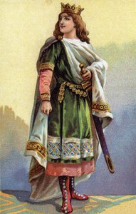 صورة لكلوتاير (كلوثير) الثالث ، ملك الفرنجة (652-673). بواسطة المدرسة الفرنسية