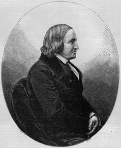 صورة للكونت ألفريد دي فيني (1797-1863) ، كاتب وشاعر فرنسي. نقش في "" Le Monde Illustré "" رقم 36 بتاريخ 19 ديسمبر 1857. بواسطة المدرسة الفرنسية