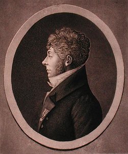 صورة لإتيان نيكولاس ميهول (1763-1817) نقشها إدمي كويندي (1756-1830) (نقش) بواسطة المدرسة الفرنسية