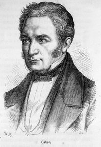 صورة لإتيان كابيه ، اشتراكي فرنسي (1788-1856) بواسطة المدرسة الفرنسية