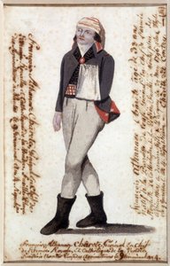 صورة فرانسوا أثاناسي (فرانسوا أثاناس) من Charette de la Contrie (1763-1796) ، ذراع في وشاح ، الزعيم الملكي لفندي - متحف Dobree ، نانت بواسطة المدرسة الفرنسية