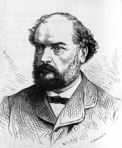 صورة فرانسوا ديزاير بانسل (1822-1871) ، سياسي فرنسي. نقش في "" Le Monde Illustré "" رقم 634 بتاريخ 5 يونيو بواسطة المدرسة الفرنسية