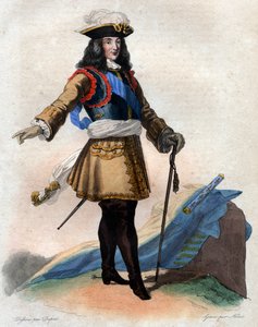 صورة لفرنسوا هنري دي مونتمورنسي بوتفيل ، ودعا ماريشال دي لوكسمبورغ ، (1628-1695) ، الجنرال الفرنسي ، مارشال فرنسا. بواسطة المدرسة الفرنسية