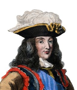 صورة لفرنسوا هنري دي مونتمورنسي بوتفيل ، ودعا ماريشال دي لوكسمبورغ ، (1628-1695) ، الجنرال الفرنسي ، مارشال فرنسا. بواسطة المدرسة الفرنسية
