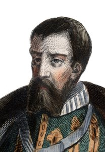 صورة لفرنسوا الأول دي لورين (1519-1563) ، دوق غيز ، دوق أومالي ، جندي فرنسي وسياسي. بواسطة المدرسة الفرنسية