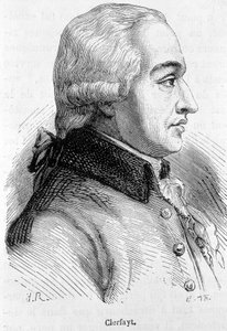 صورة لفرانسوا دي كروا كونت دي كليرفيت (أو كليرفيت) ، المشير النمساوي (1733-1798) - في "L'Histoire de France" "هنري مارتن بواسطة المدرسة الفرنسية