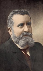 صورة للسياسي الفرنسي جان جوريس (1859-1914) بواسطة المدرسة الفرنسية